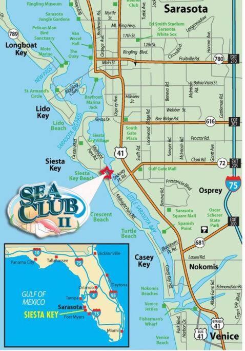Siesta Key Condo - On The Water ! Exteriör bild